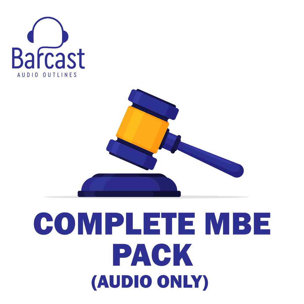 Barcast MBE Crash Course (Audio Only)