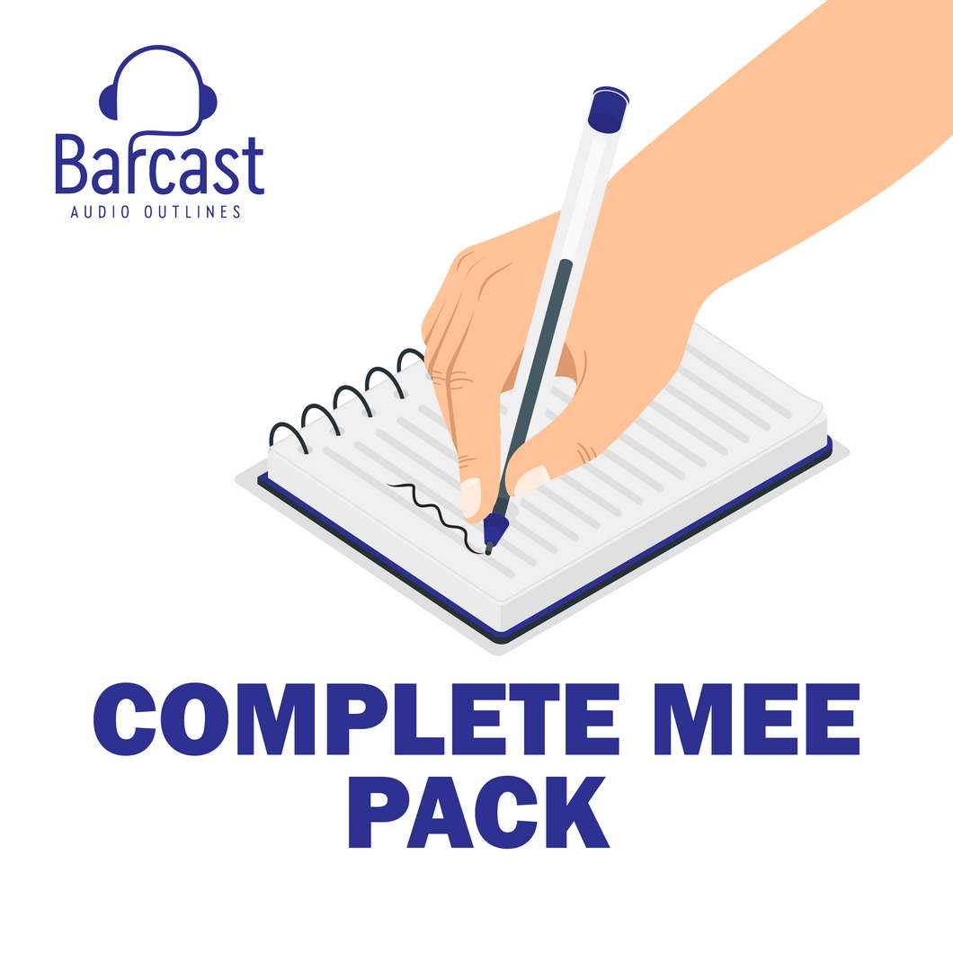 Multistate Essay Exam (MEE) Crash Course